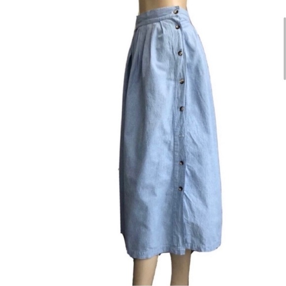 Vintage Robinson’s Maxi high waist side detail button skirt - Picture 5 of 14